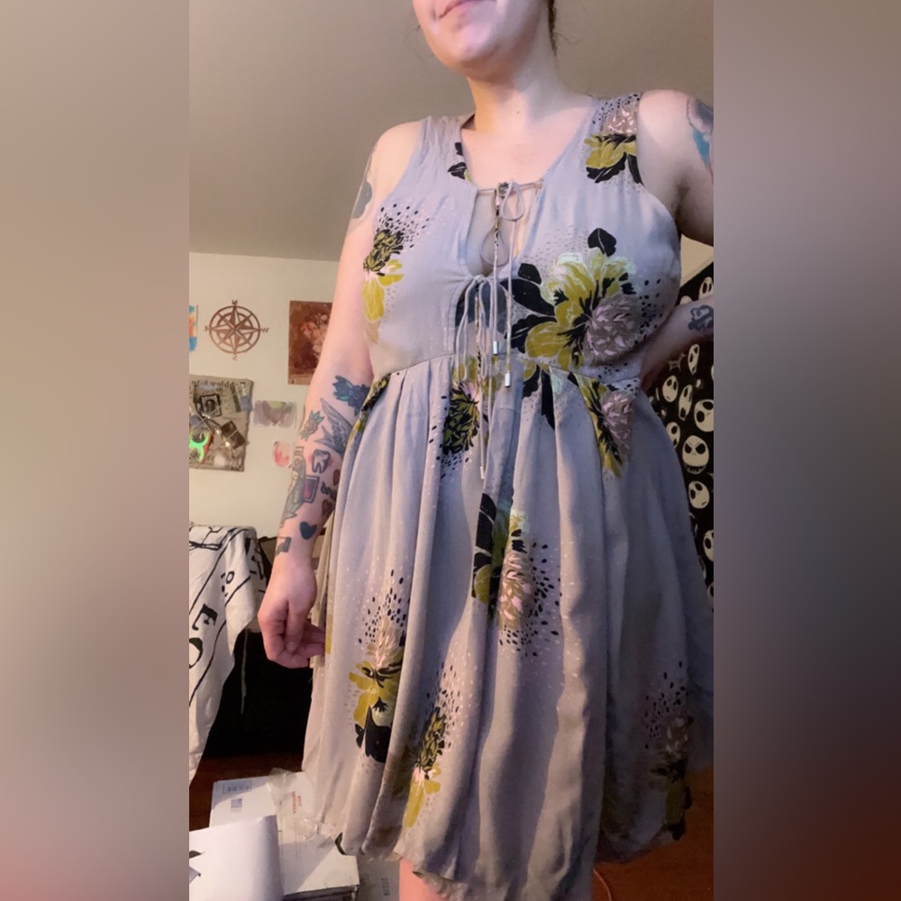 Free people two front bow tie dress (see description)